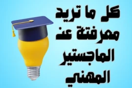 الماجستير المهني – كل ما تريد معرفته